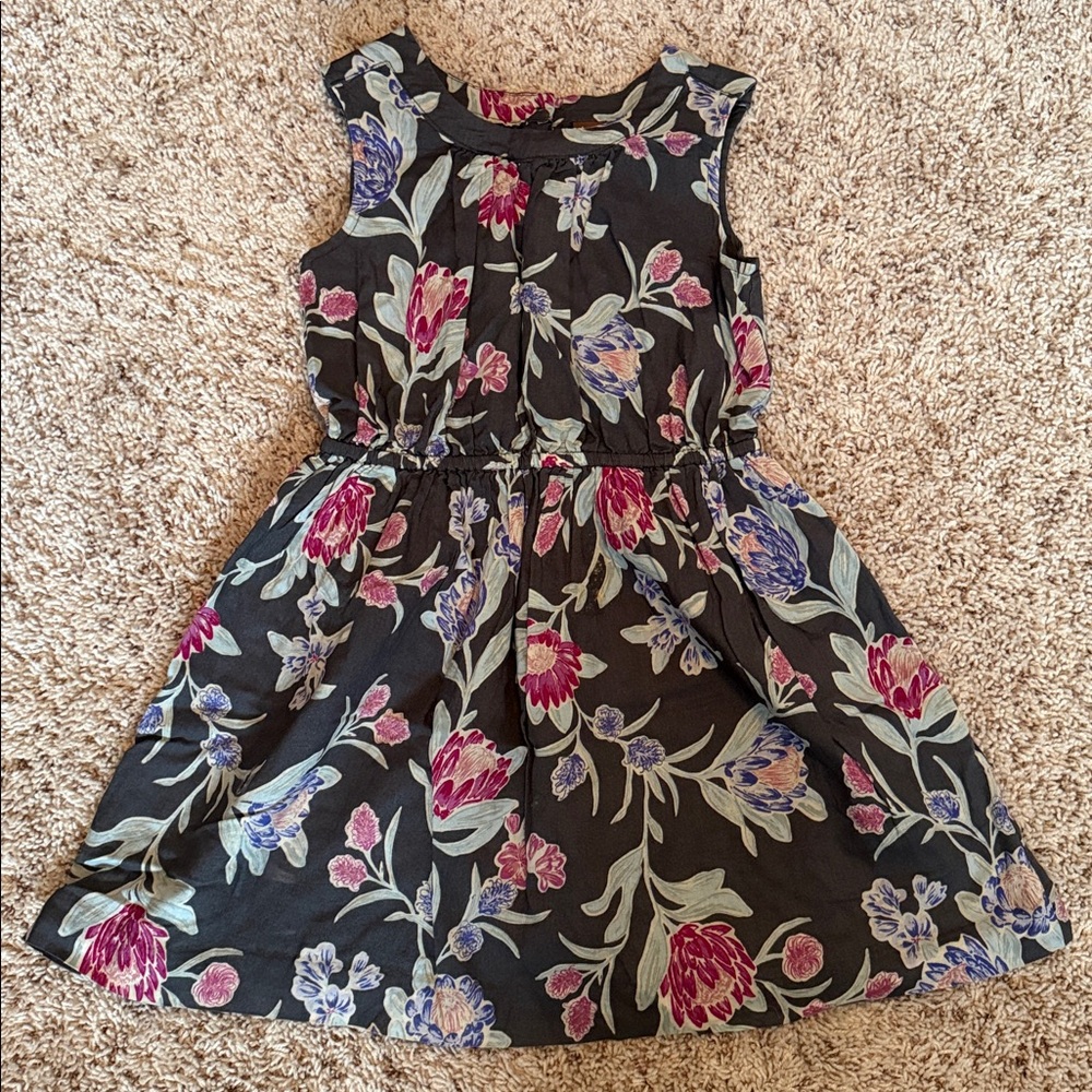 Tea Collection Multicolor Floral Dress Girls 6